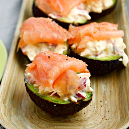 Smoked Salmon Avocados