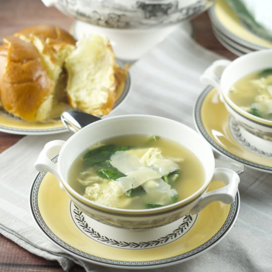 Stracciatella Soup