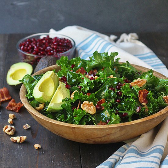 Kale Salad with Bacon