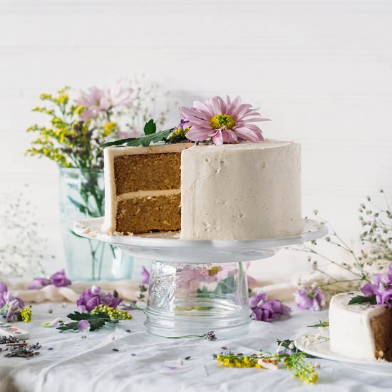 Lavender and Vanilla Bean Cake