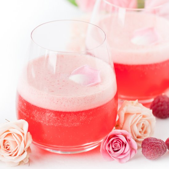 Rose Gin Fizz