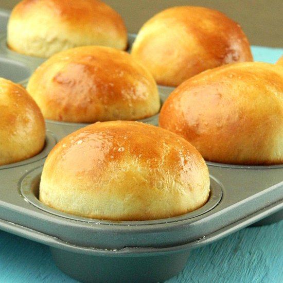 Orange Blossom Brioche Rolls