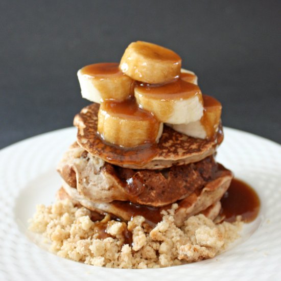 Banana Toffee Pie Pancakes