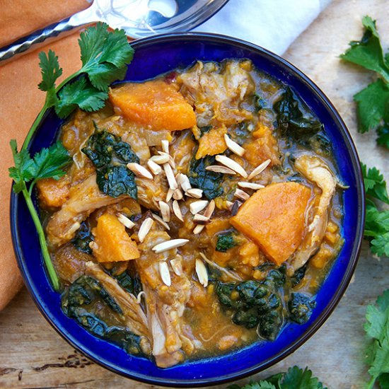 Chicken Stew with Sweet Potatoes