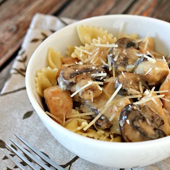 Mushroom Parmesan Chicken