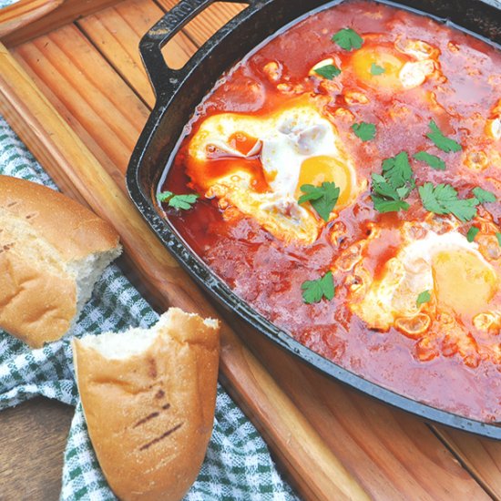 Tomato-Chorizo Skillet Eggs