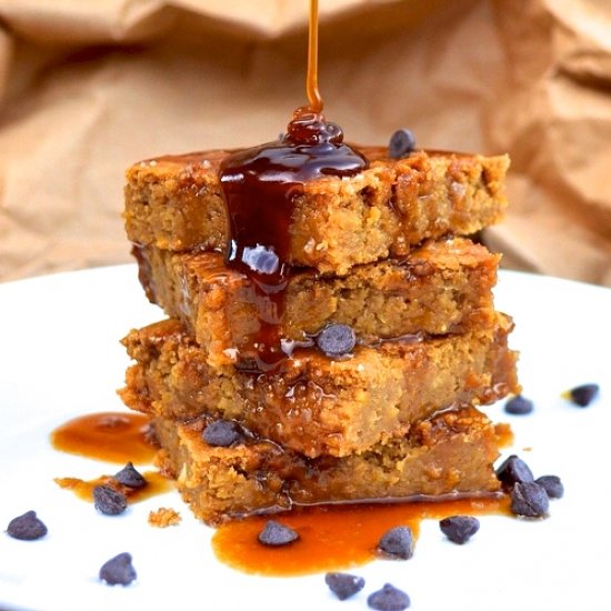 Salted Caramel Blondies