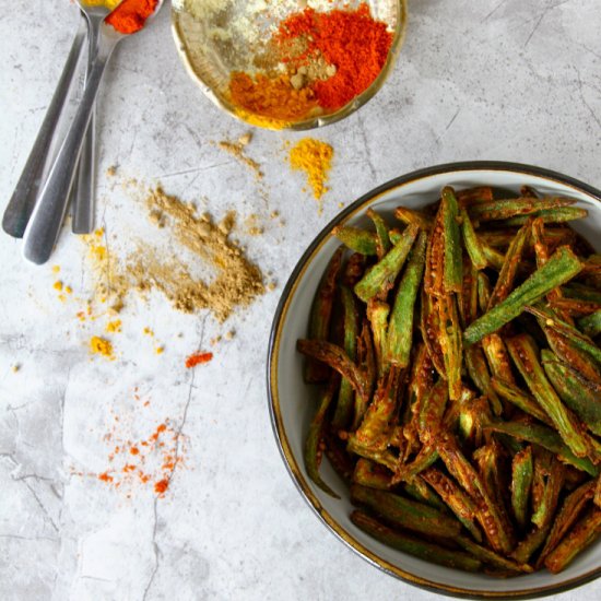 Indian Stye Crispy Okra Fry