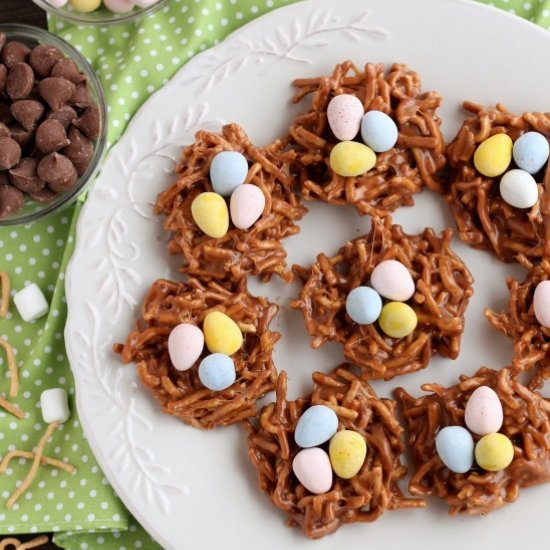 Peanut Butter Chocolate Nests