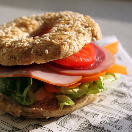 Low-fat Whole Grain Bagel