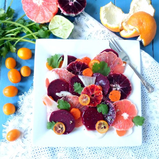 Blood Orange, Beet & Fennel Salad