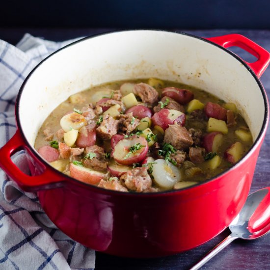 Pork Stew with Hard Cider