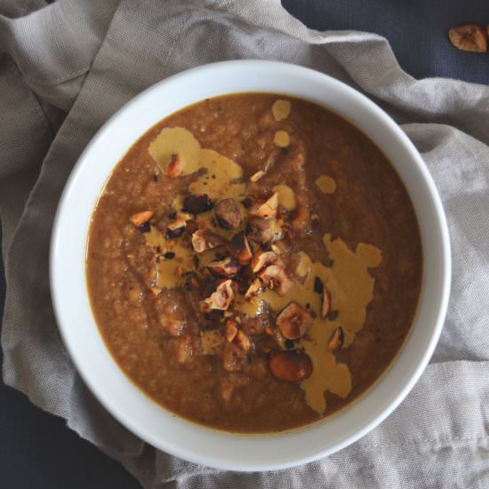 Creamy Purple Carrot Soup