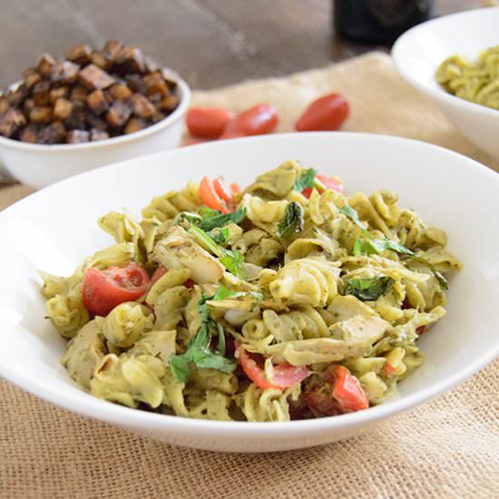 Artichoke Pesto Pasta