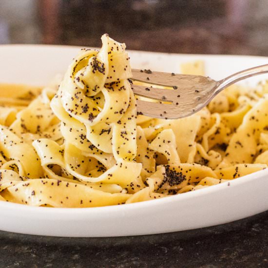 Sweet Poppy Seed Pasta