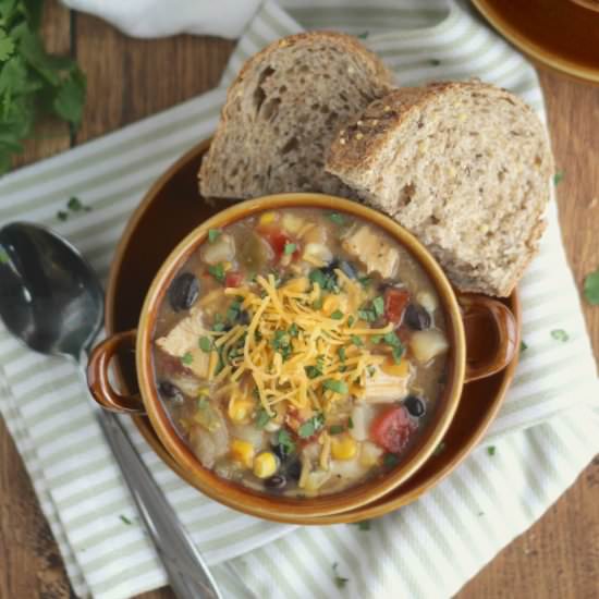 Crock Pot Southwestern Corn Chowder