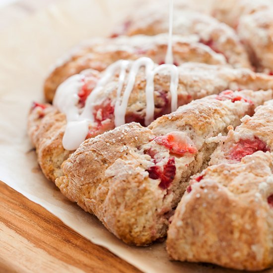 Strawberry Scones