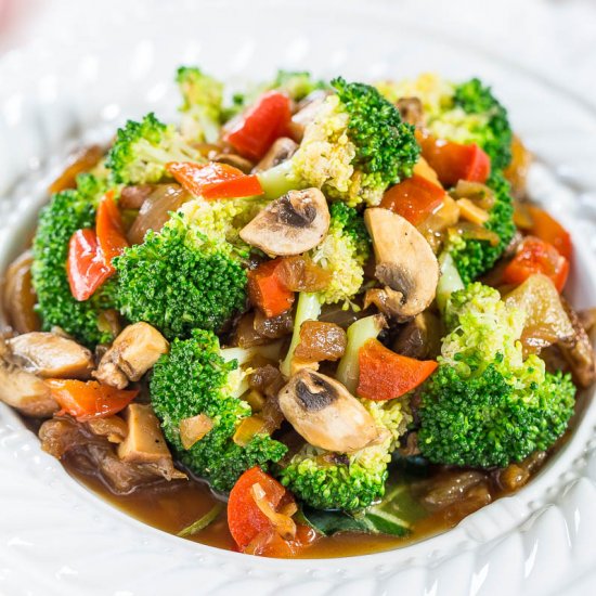 Skinny Broccoli & Veggie Stir Fry