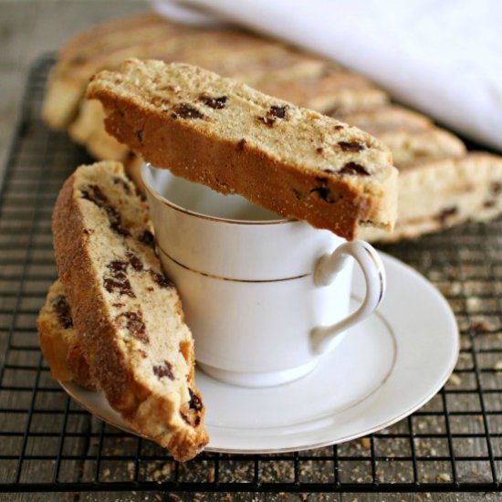 Chocolate Chip Mandel Bread