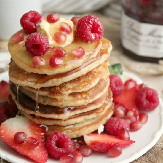 Vegan buttermilk pancakes