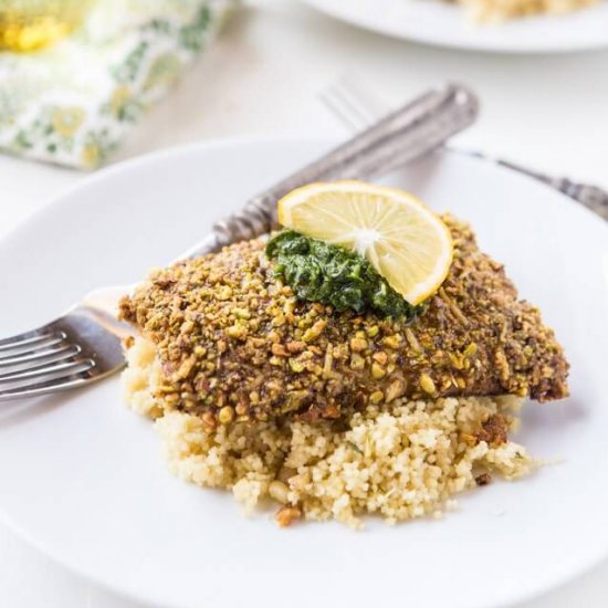 Pistachio Crusted Salmon