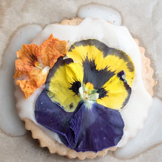 Lavender Shortbread Cookies