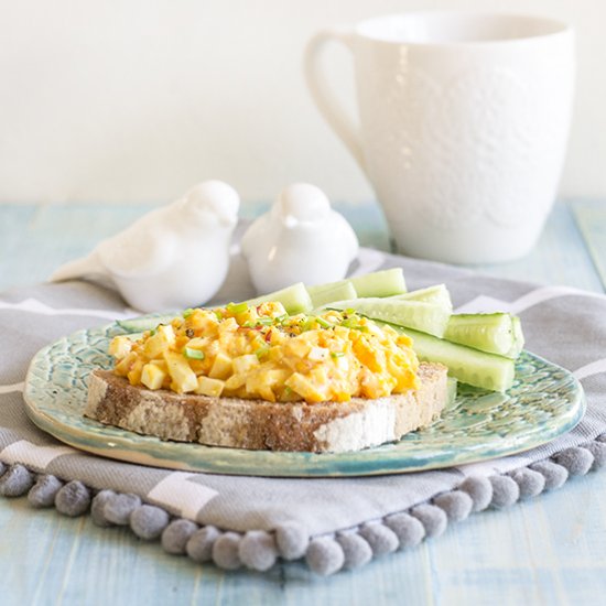 Egg Salad with Harrisa and Curry