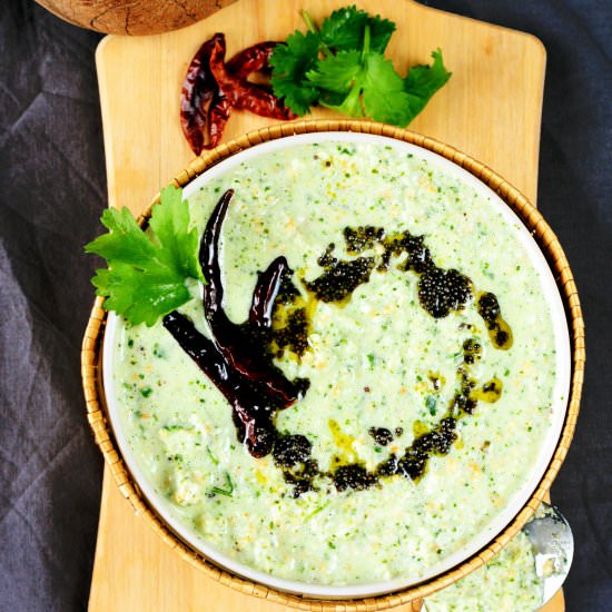 Coriander Coconut Chutney