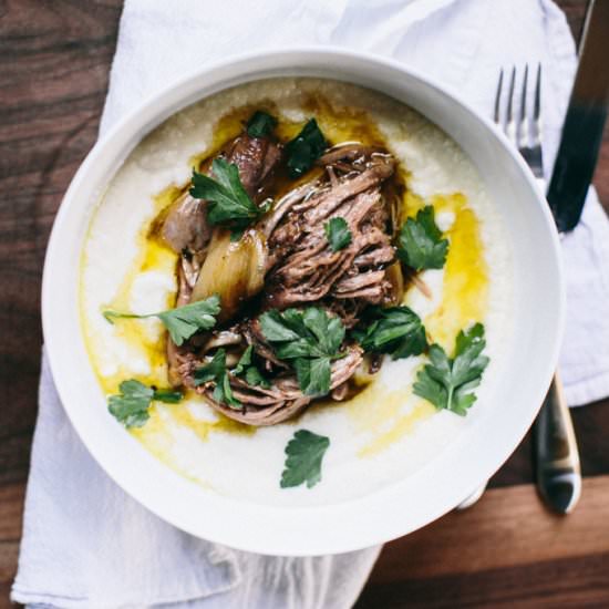 5 Hour Braised Pork & Celeriac Mash