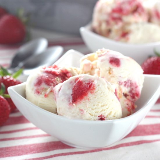 Strawberry Cheesecake Ice Cream