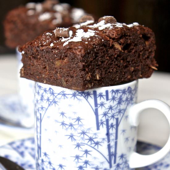 Chocolate-Banana-Coconut-Brownie GF