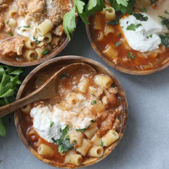 Crock-Pot Lasagna Soup