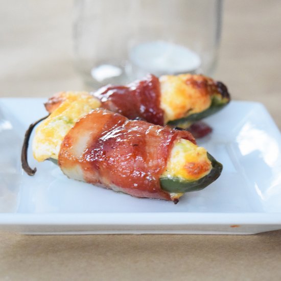 Bacon Wrapped Jalapeno Poppers