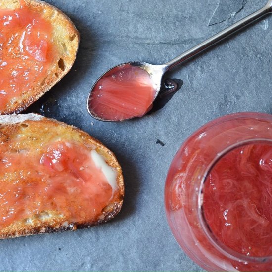 Rhubarb and Lime Jam