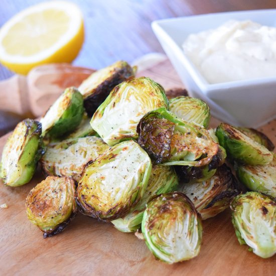 Crispy Brussel Sprouts with Garlic