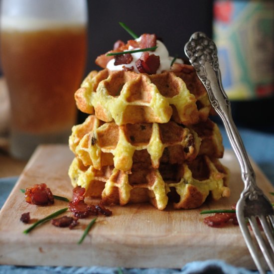 Waffled Potato Kugel