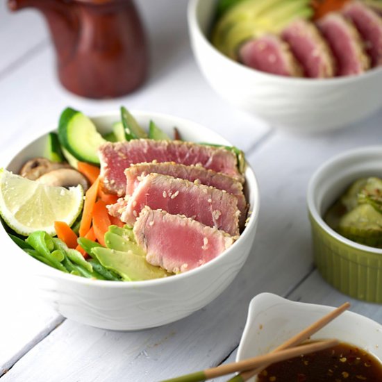 Sesame crusted ahi tuna