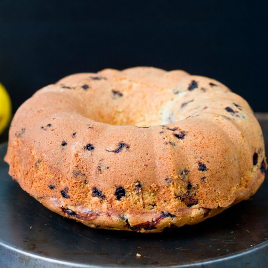 Blueberry Lemon Bundt Cake