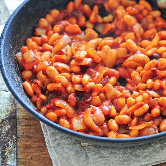 Ketchup ‘Baked’ Legumes