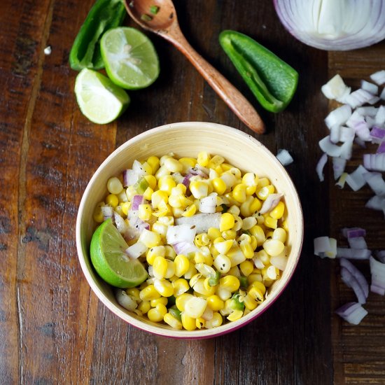 Cilantro Lime Corn Salsa