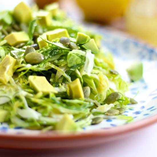 Brussel sprouts with lemon dressing