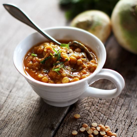 Turnip Chana Dhal