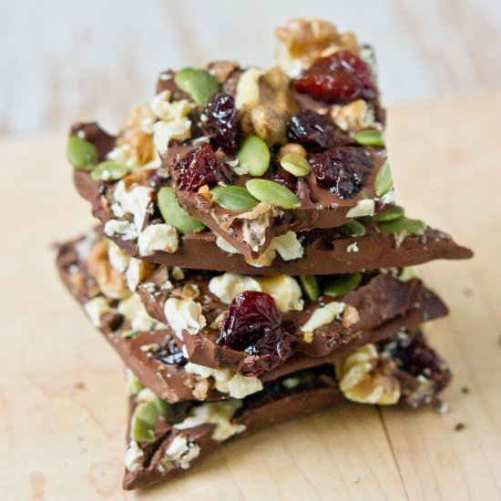 Dark Chocolate Cherry Bark