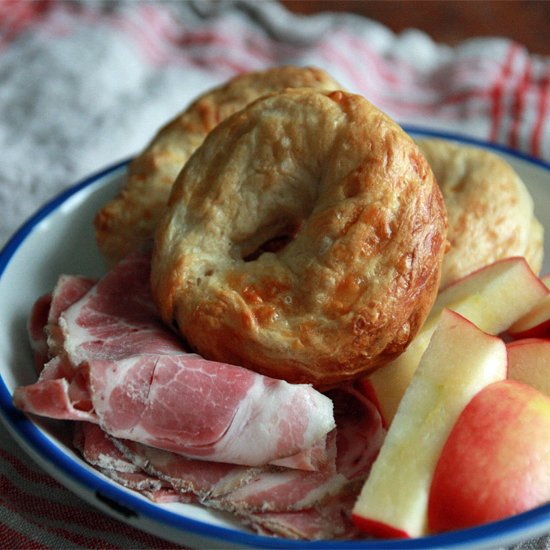 Rosemary and Parmesan Bagels