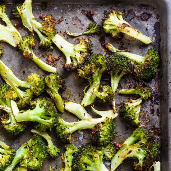 Chili and Citrus-Roasted Broccoli