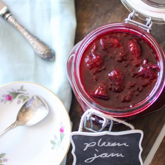 Low-Sugar Plum Jam