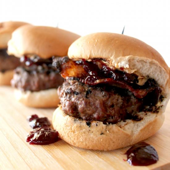 PB&J Bacon Sliders