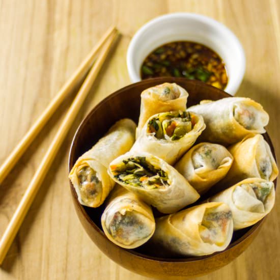 Crunchy Veggie Spring Rolls