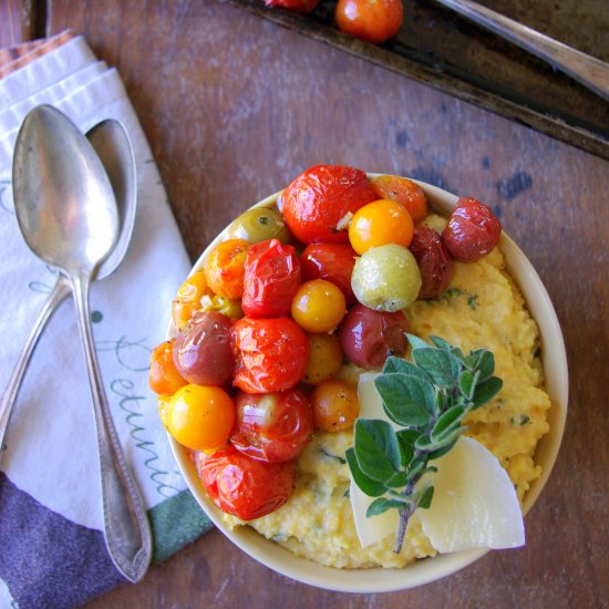 Polenta with Heirloom Tomatoes