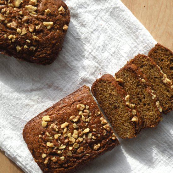 Buttermilk Banana Nut Bread